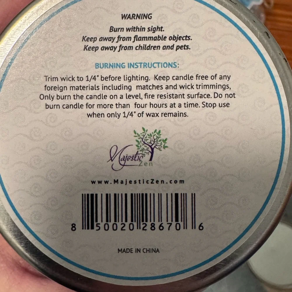 Baby shower favors candles and soaps